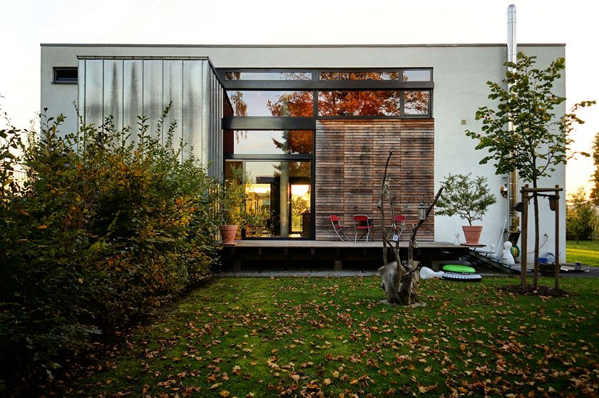 Wohnhaus Karlsruhe - Ansicht Terrasse Ost